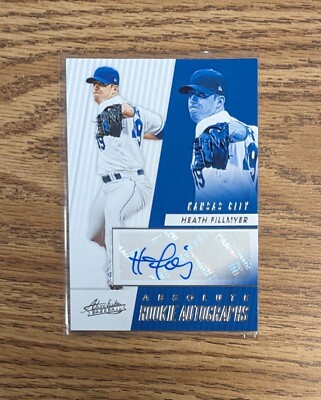 2019 Panini Absolute Rookie Autographs Heath Fillmyer RC Auto #ARA-HF Kansas