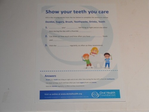 Dental Health Reading & Math Primary Level Activity Set Laminated Brand New Cute - Picture 5 of 12
