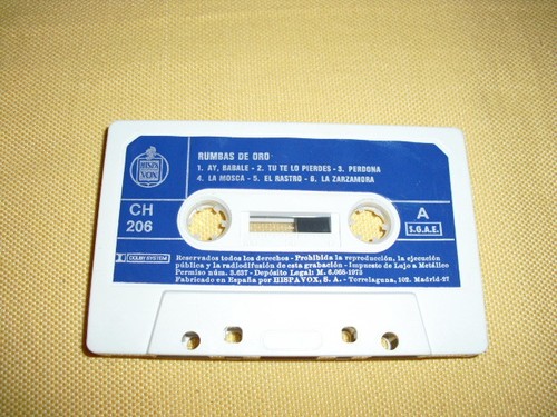 Rumbas De Oro Cassette audio Tape Compilation - Picture 3 of 3