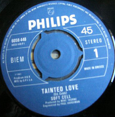 Soft Cell Tainted Love 7", Single 1981 Synth-pop (VG+ / Generic) Vinyl - Picture 1 of 2