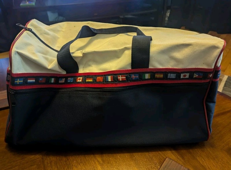 Olympics Bank Of America Official Sponsor Duffle Gym Bag 2000-2004