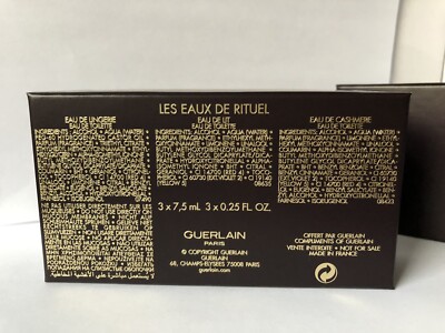 ゲラン LES EAUX DE RITUEL Guerlain Paris les eaux de rituel 3 x 7.5ml 3 x 0.25 fl. | eBay