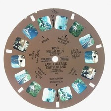 Vintage Viewmaster Slide Reel 2013 - William Tells Lake Lucerne Switzerland 1959