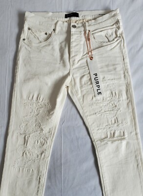 PURPLE-BRAND P001(FPWH222)SLIM FIT VINTAGE LOOKING STRETCH DENIM