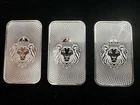 Scottsdale The Vortex 1 Oz Silver Bars - Lot Of 3 - Bidding Starts Below Spot