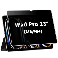 1 Pack Privacy Screen Protector for iPad Pro 13 Inch, Anti-Spy Tempered Glass