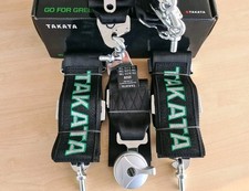 Takata 5 point harness - Black - Safety Seatbelt / Rally  / Trackdays / Drift 