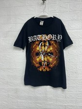 Bathory Black Metal T Shirt Heavy Metal Size Small Gildan Heavy Metal