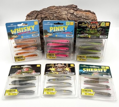 Lieblingsköder Der Finesse 7cm 12 Farben Pintail Low Action Shad Gummiköder DA