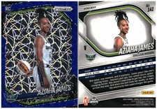 2025 Panini Prizm WNBA #141 Aziaha James Blue Velocity Prizms