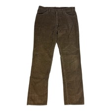 Vintage Levi s 519 Corduroy Pants Men s 36x33 Mocha Brown Talon Zipper 70s 80s