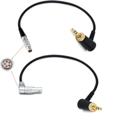 0B 5 pin to 3.5mm Locking，for ARRI ALEXA mini lf sxt S35 sound devices,Zaxcom