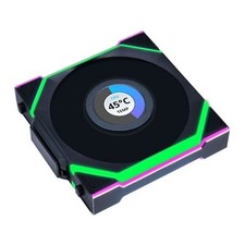 Image of 120mm Lian Li UNI FAN SL Wireless, 1.6" LCD, Reverse Flow, Black ARGB, 9-Blade,