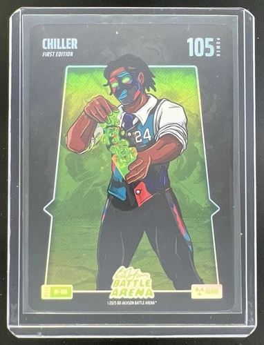 2026 Bo Jackson Battle Arena Griffey Set Chiller Battlefoil #BF-108 Glow