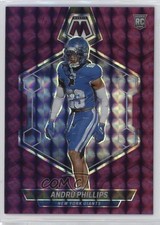 2024 Panini Mosaic Rookies Purple Mosaic Prizm 12/49 Andru Phillips #362 1q1l