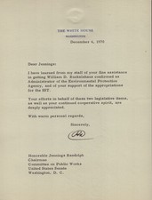 RICHARD M. NIXON - TYPED LETTER SIGNED 12/04/1970