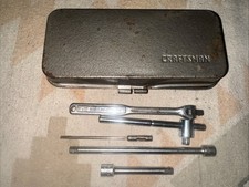 Craftsman Vintage 1/4 Drive Socket Set, Metal...
