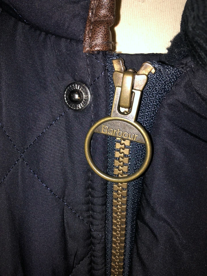 MEN'S BARBOUR QUILTED PADDED JACKET SIZE XL BLUE - Image 3 of 4