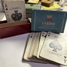Easibid Bridge Decks – E.E. Fairchild Co. Teaching System w/ Red Box Complete