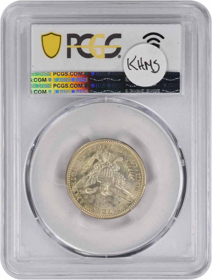 1914-D Barber Silver Quarter MS63 PCGS - Image 2 of 2