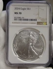 2024 US Silver Eagle $1 NGC MS70...