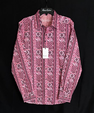 Robert Graham KEDRON Pink Bandana Print 198 Large Classic Fit Long Sleeve NWT