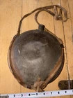 Confederate Canteen Civil War ? Field Repair With Initial Strap