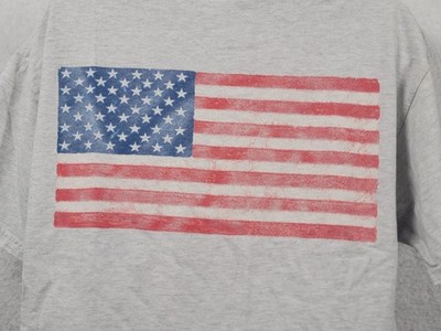 Olympics United States Vintage 90s Cropped T-Shirt Gray Women Medium USA