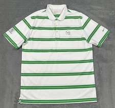 Nike Golf Dri-Fit Polo Shirt Mens XL Green White St Jude Classic TPC Southwind