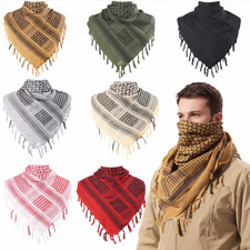 Military Army Shemagh Tactical Scarf   100 Cotton Unisex Arab Desert Keffiyeh