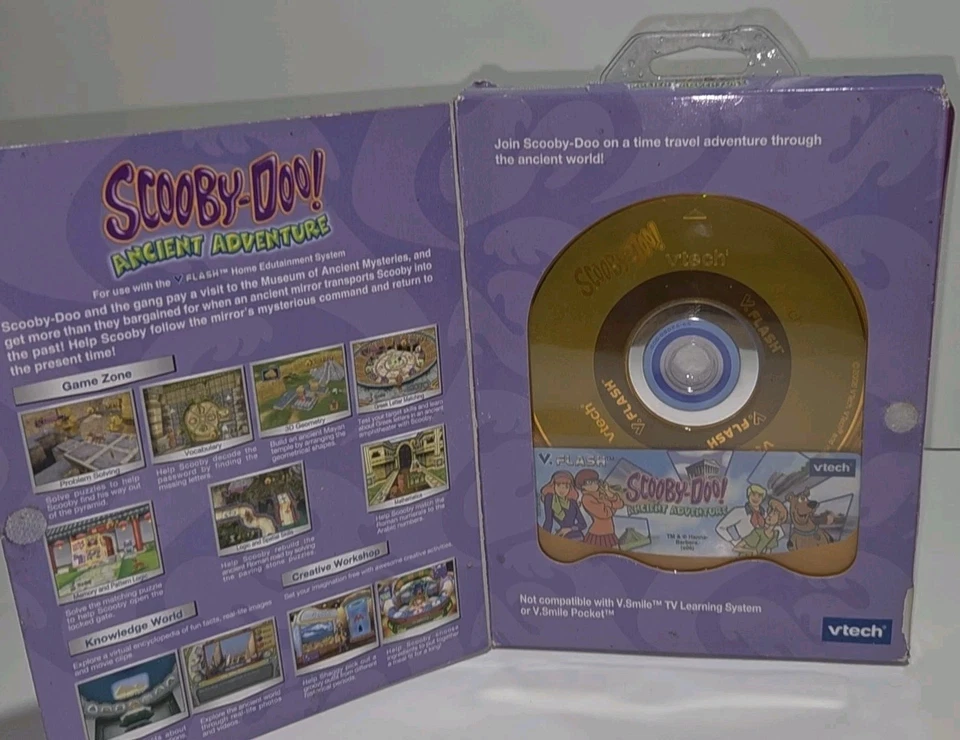 Scooby Doo V. Flash Game Sealed New Old Stock. Learning game. NEW IN PACKAGE  - Image 3 of 4