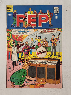 Pep Comics #227 1969 Archie Comics The Archies Cover Dan DeCarlo