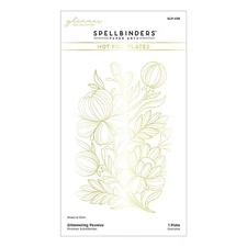 Spellbinders Glimmer Plate-Glimmering Peonies - 5A0022Z4-1G61F