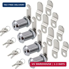 WOOCH Cabinet Cam Lock, 1-1/8 Inch Keyed Alike Cam Locks Secure File Drawer Door