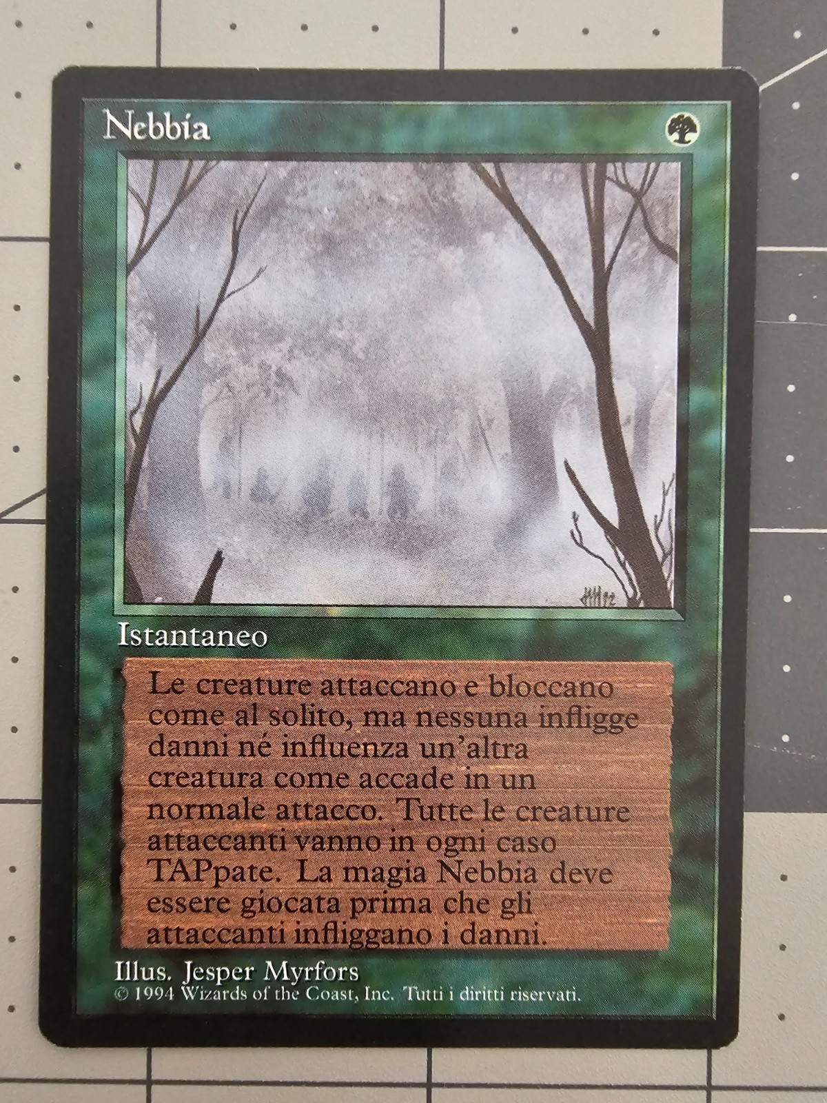 MTG ⭐ Revised Edition ⭐ Fog ⭐ Vintage Legacy ⭐ Italian ⭐