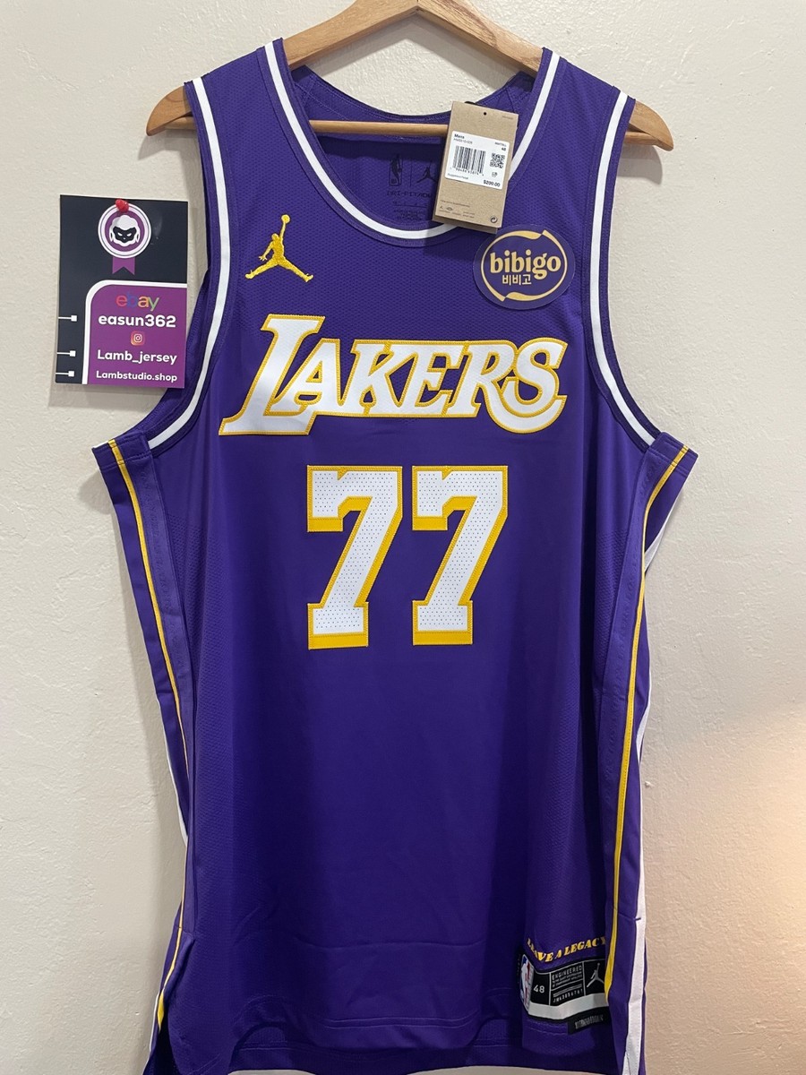 2026 Los Angeles Lakers Nike NBA Luka Doncic Statement Jersey 48