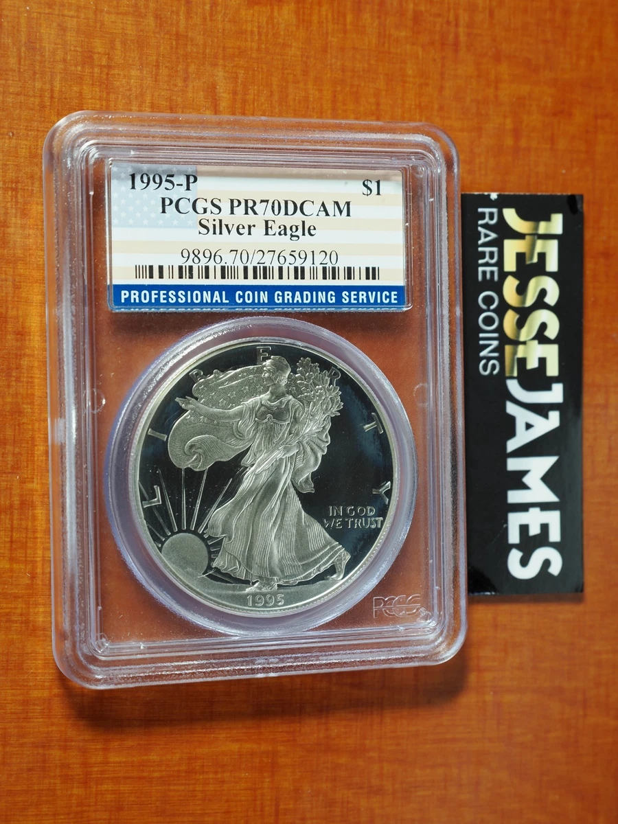American Eagle PR 70 Graded 1995 Silver Bullion Coins for sale | eBay