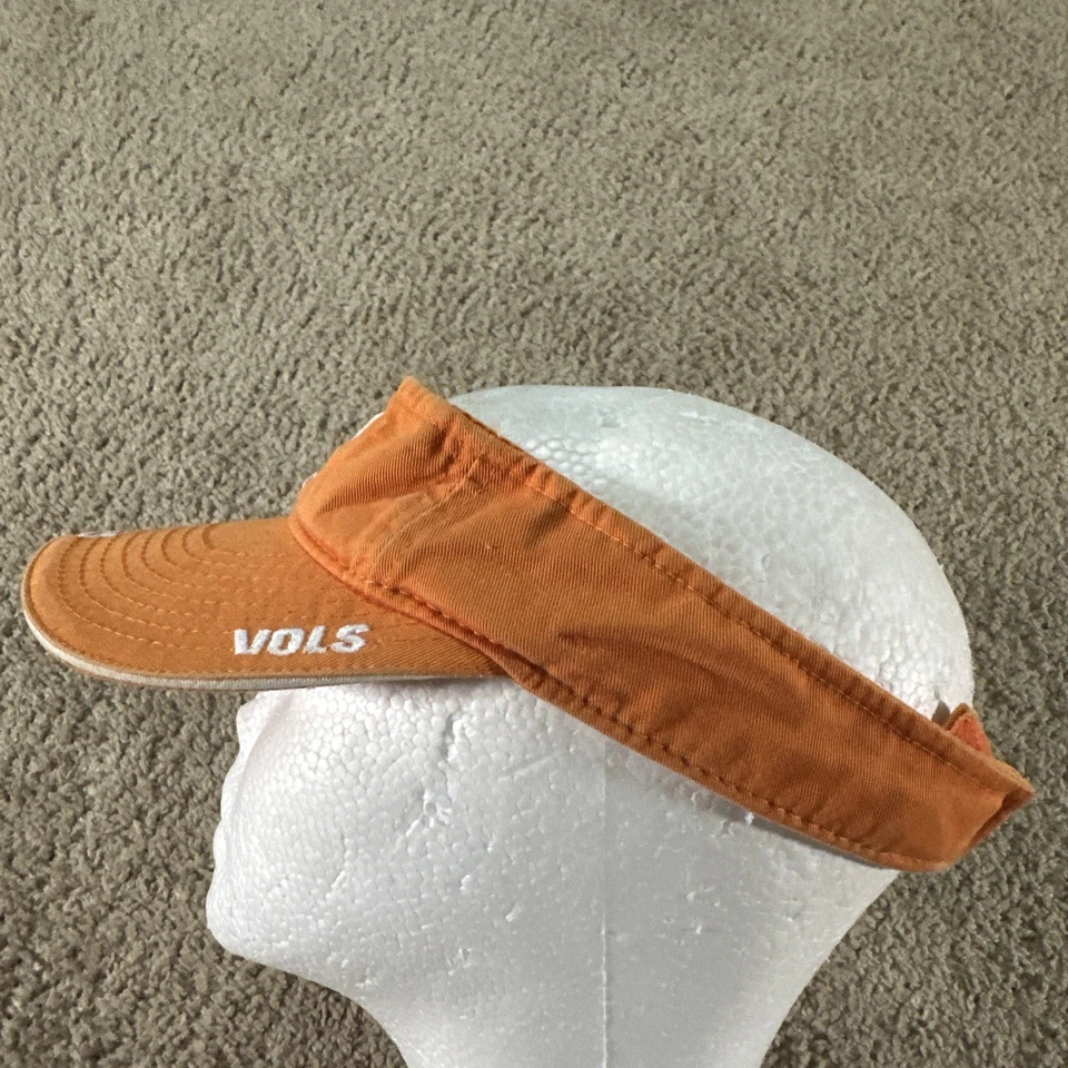 Vtg Tennessee Volunteers Visor Hat Cap Men Orange Strapback Puma Football NCAA - Image 2 of 4