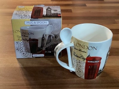 New The Leonardo Collection Fine China London England Coffee Tea Mug Cup