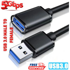 USB 3.0 Extension Cable Type A Male Female Data Sync Extender Cord 5Gbps