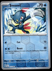 Sneasel 013/064 Shrouded Fable Reverse Holo Common Pokemon TCG