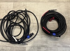 2-30 Ft 60 Total SpeakOn Neutrik NL4FC to 1/4" TS 14awg Pro Audio Speaker Cable