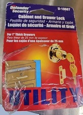 Defender Security Cabinet Drawer Lock U-10667 Open Package