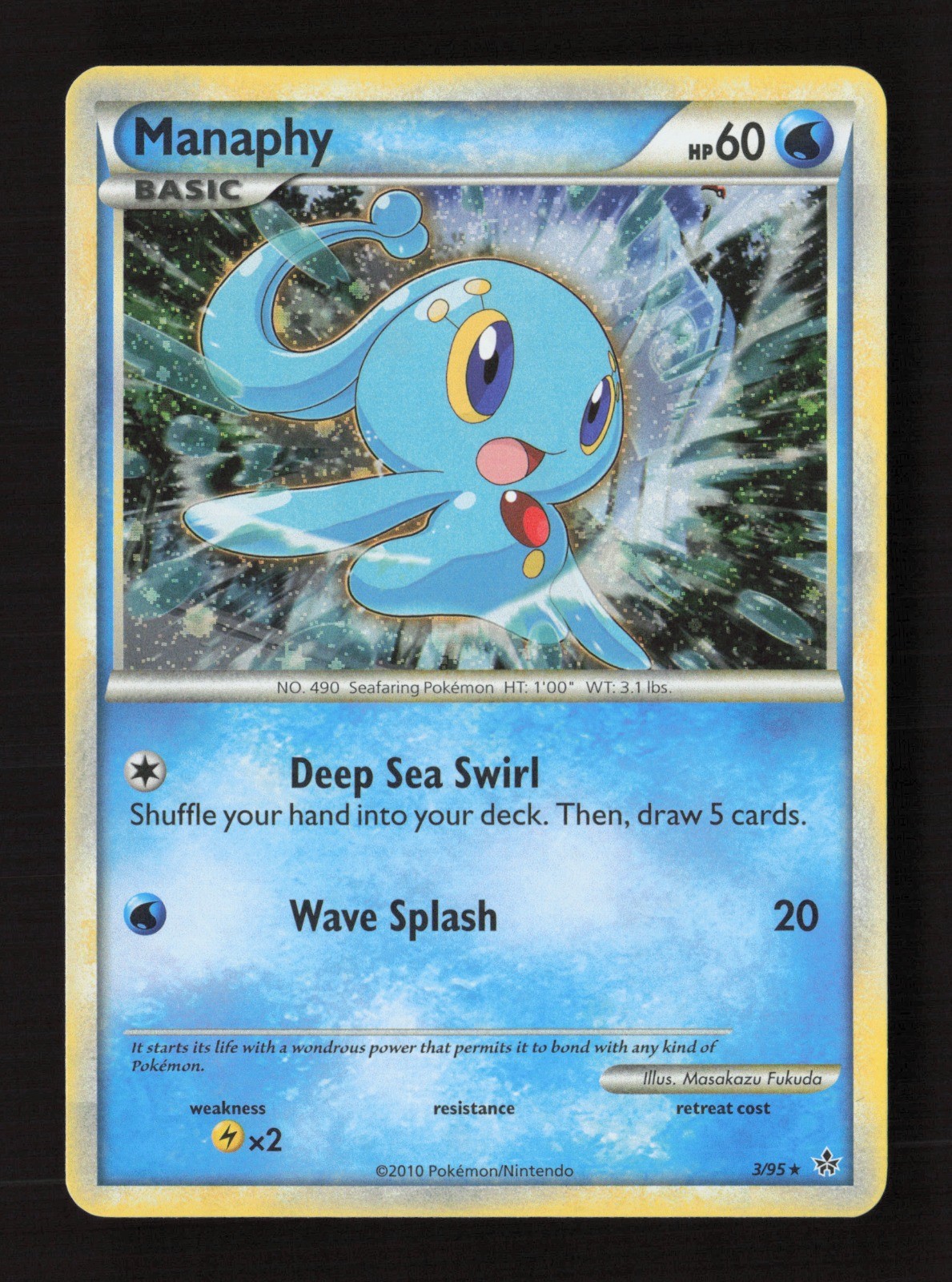 Manaphy 3/95 Unleashed MP Pokémon TCG