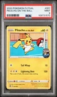 2020 POKEMON FUTSAL #001 PIKACHU ON THE BALL PSA 9