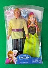 Disney Frozen Anna and Kristoff Doll Set 2014 CMT82 New Original Packaging, NIP