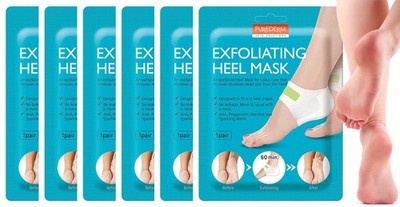 Purederm Exfoliating Heel Mask Removes Dead Skin (3 Pack)
