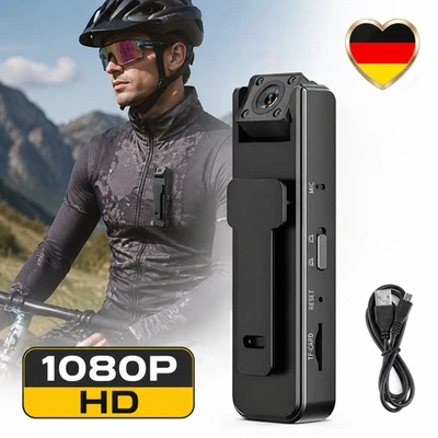 Mini Körperkamera 1080P HD Tragbare Body Cam mit Nachtsicht Videokamera - Bild 1 von 4