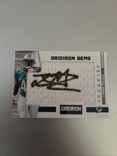 2012 Panini Gridiron - Rookie Gridiron Gems Lamar Miller #042 /299 (AU, MEM, RC)