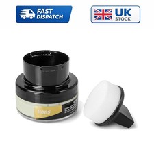 Luxury Shoe Cream with Sponge Applicator - Natural Wax & Colour Restorer, 50ml 659.80 per litre